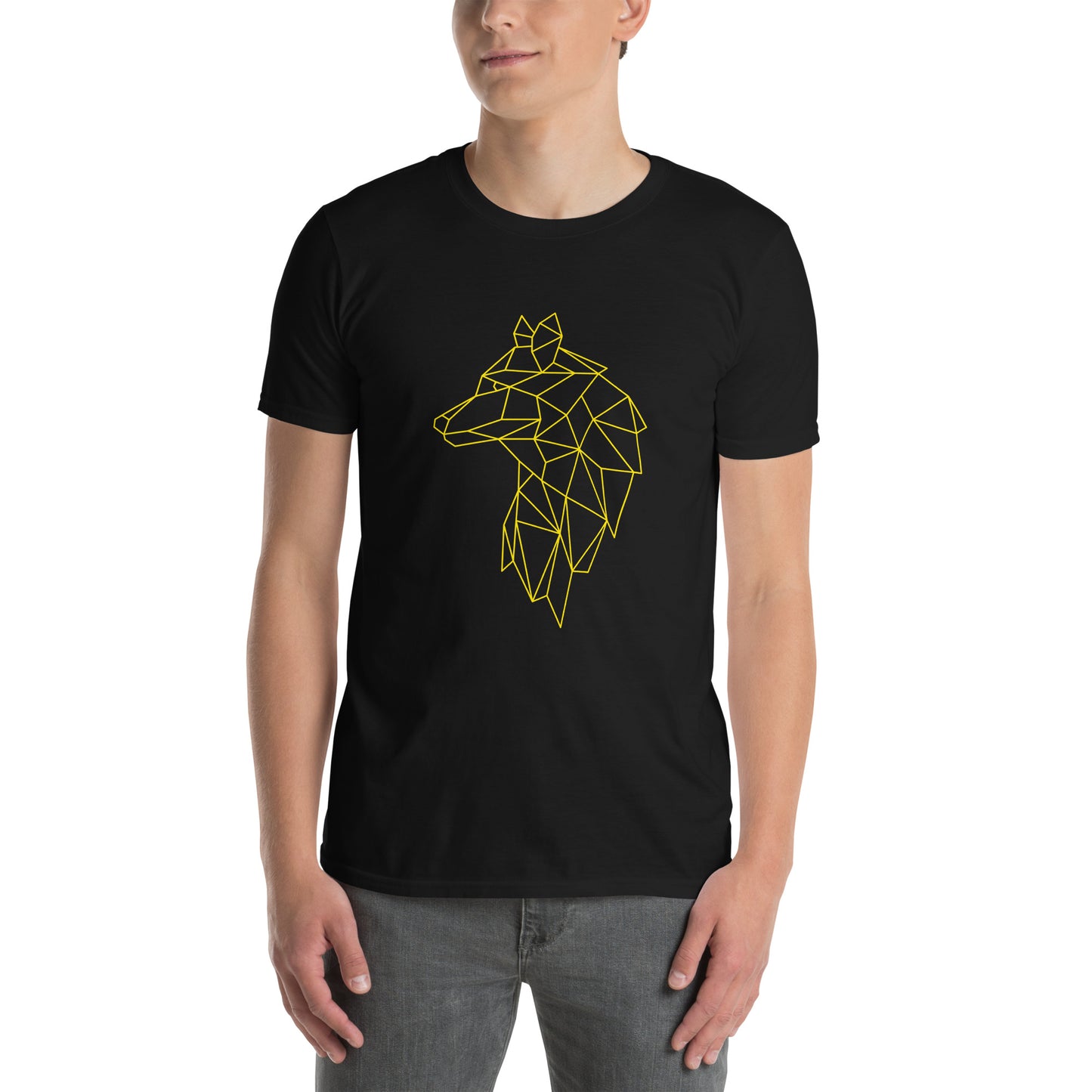 Μαύρο Ανδρικό T-shirt - Ο Λύκος του Οίκου των Stark Game of Thrones