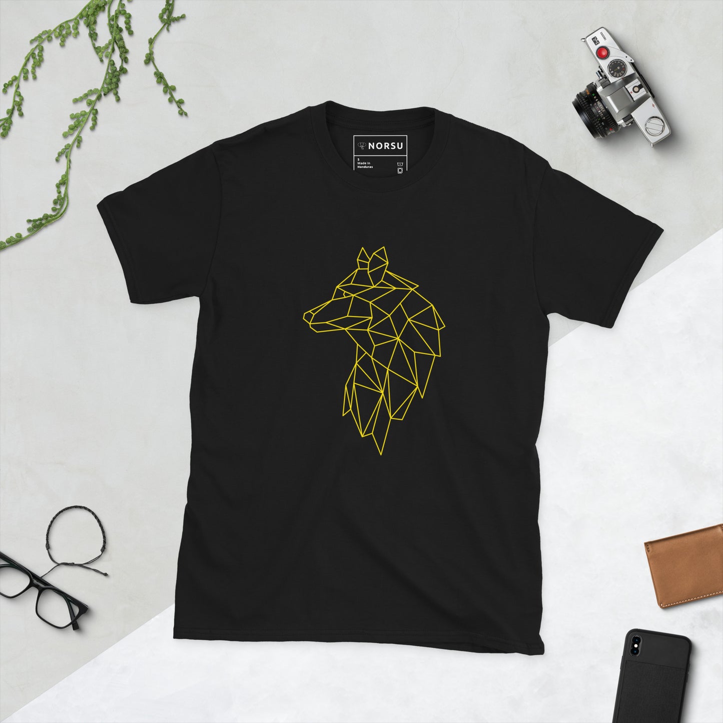 Μαύρο Ανδρικό T-shirt - Ο Λύκος του Οίκου των Stark Game of Thrones