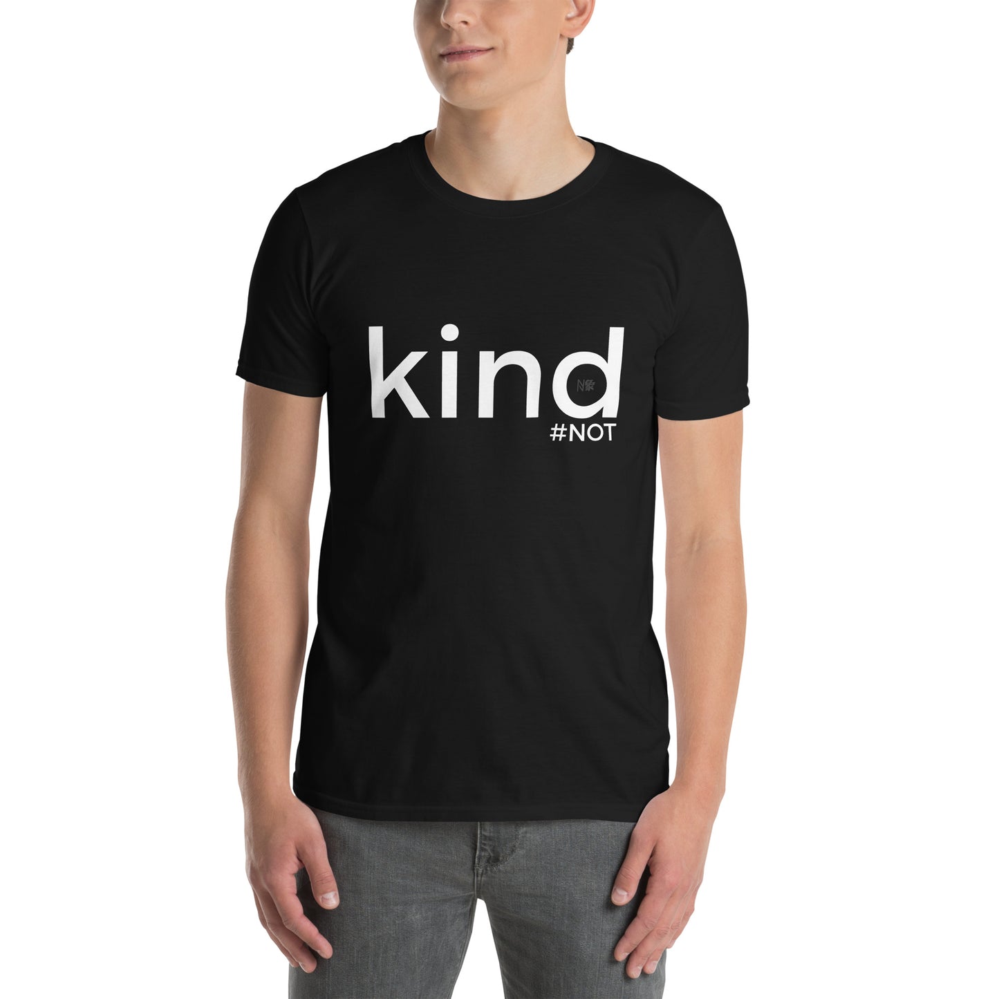 Μαύρο Ανδρικό T-shirt - Kind #Not