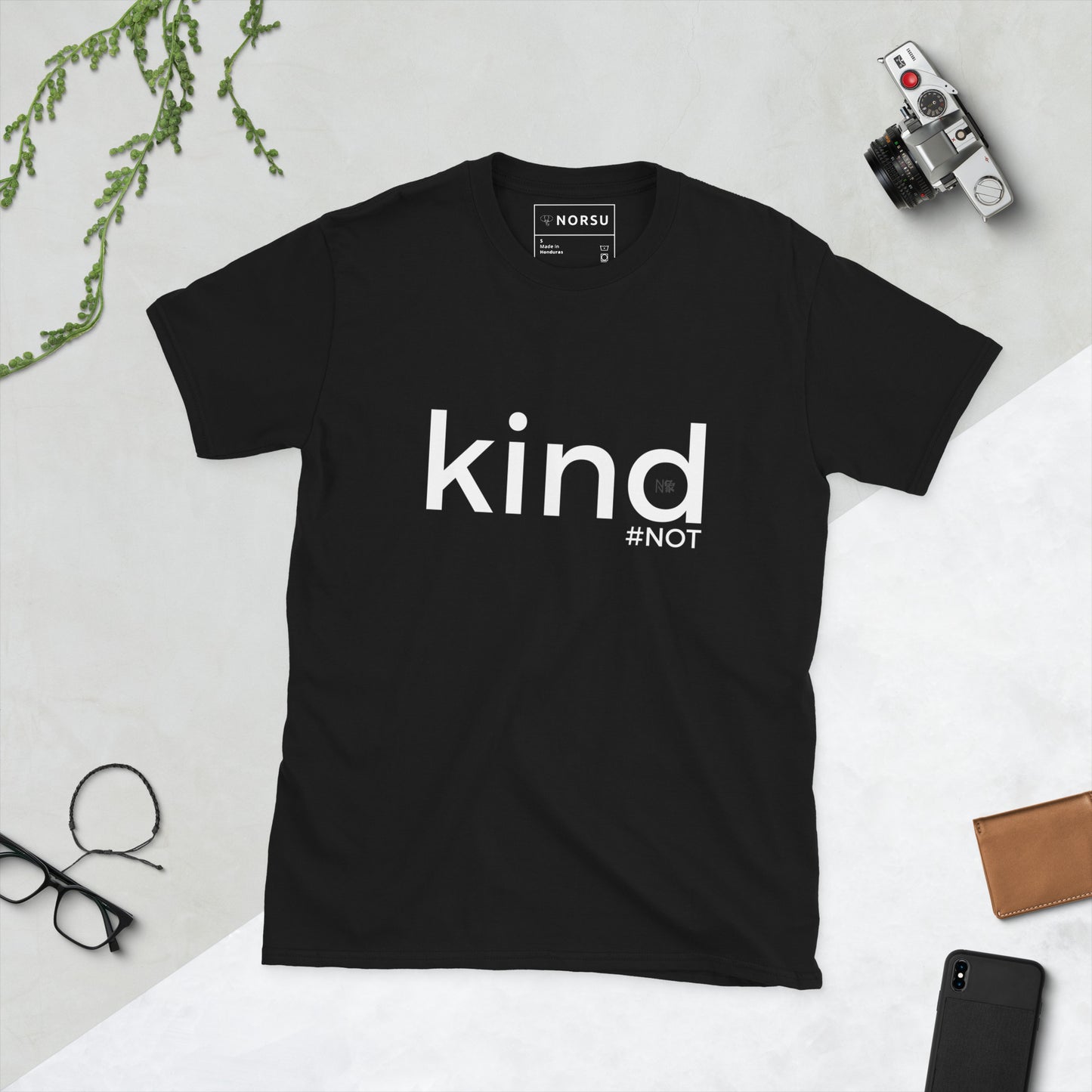 Μαύρο Ανδρικό T-shirt - Kind #Not