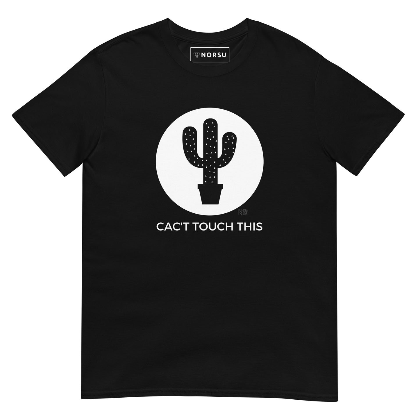 Μαύρο Ανδρικό T-shirt - Cac't touch this
