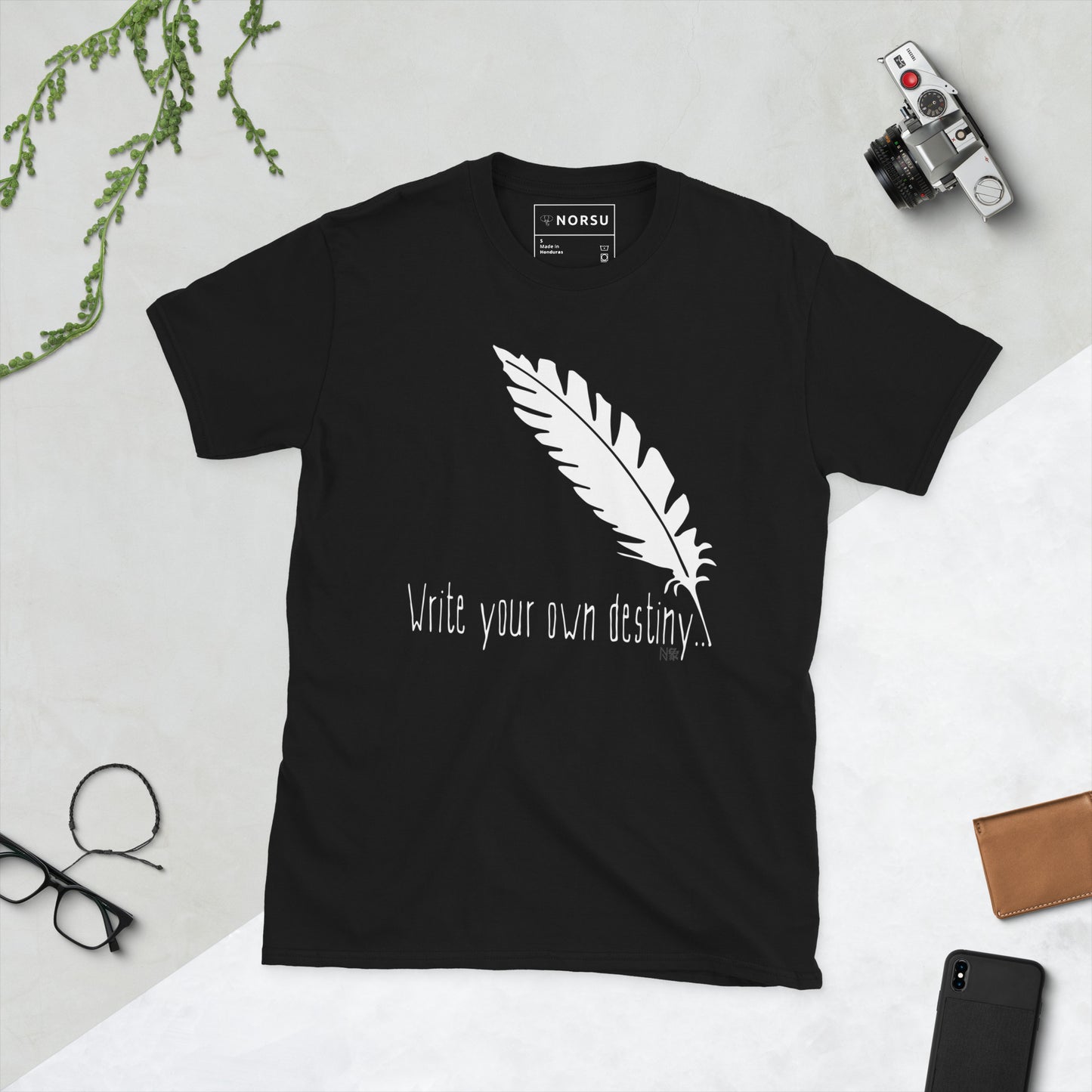 Μαύρο Ανδρικό T-shirt - Write your own destiny