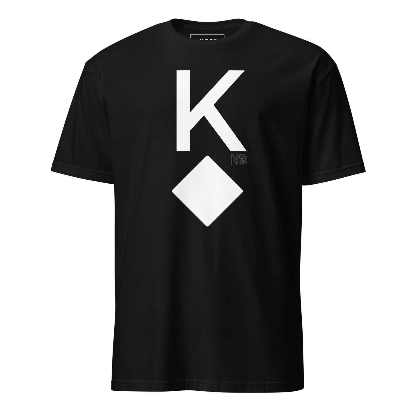 Μαύρο Ανδρικό T-shirt - Τραπουλόχαρτο Ρήγας Καρό King of Diamonds