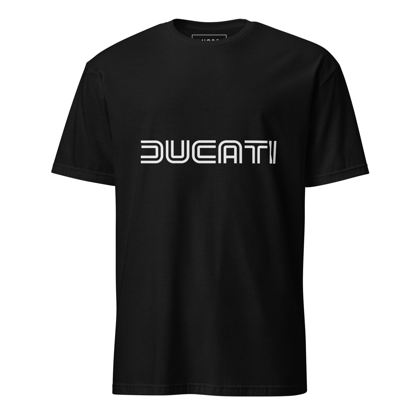 Μαύρο Ανδρικό T-shirt - Ducati Logo Λευκό