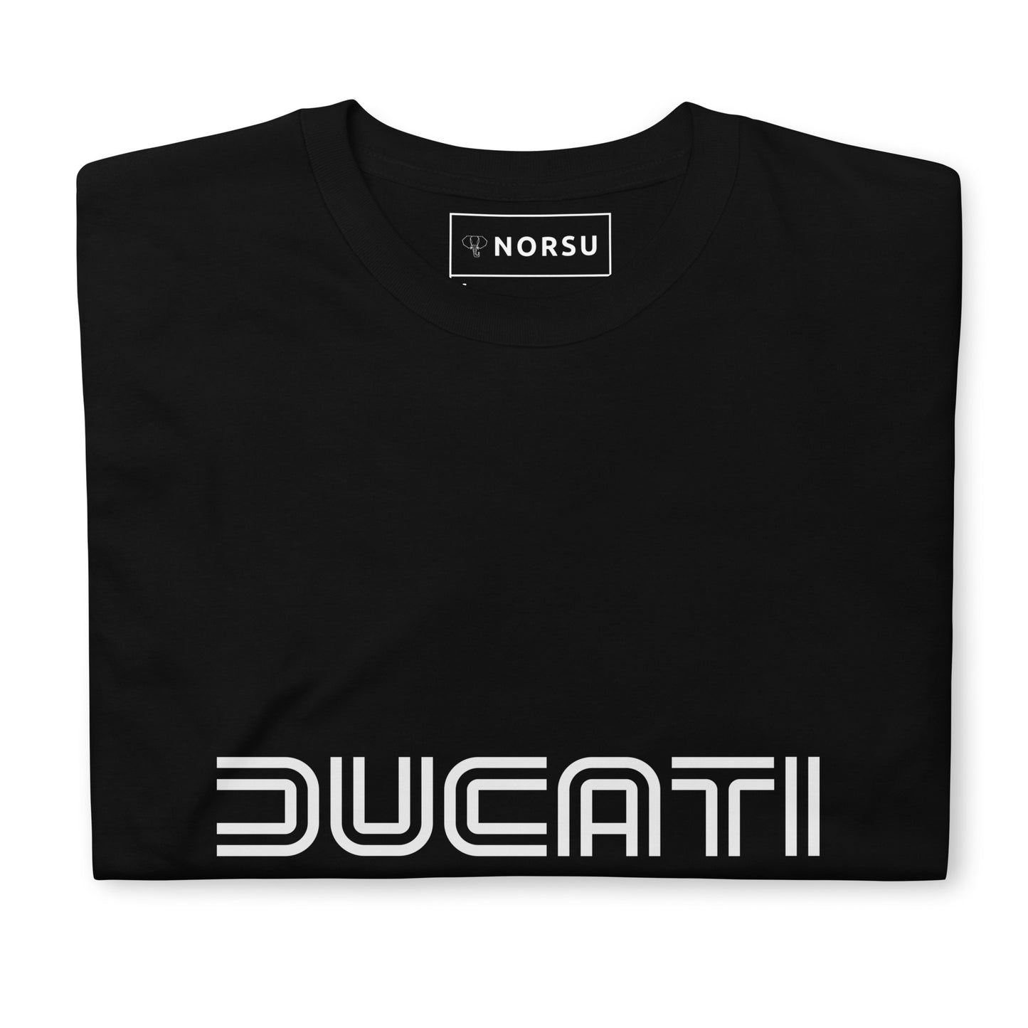 Μαύρο Ανδρικό T-shirt - Ducati Logo Λευκό