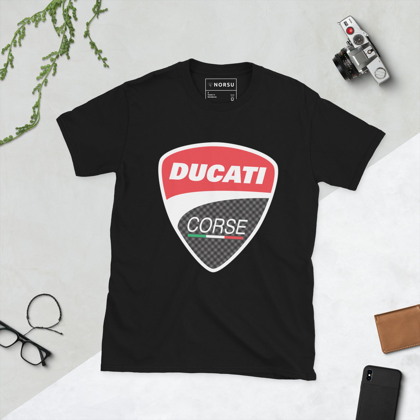 Μαύρο Ανδρικό T-shirt - Ducati Corse Logo