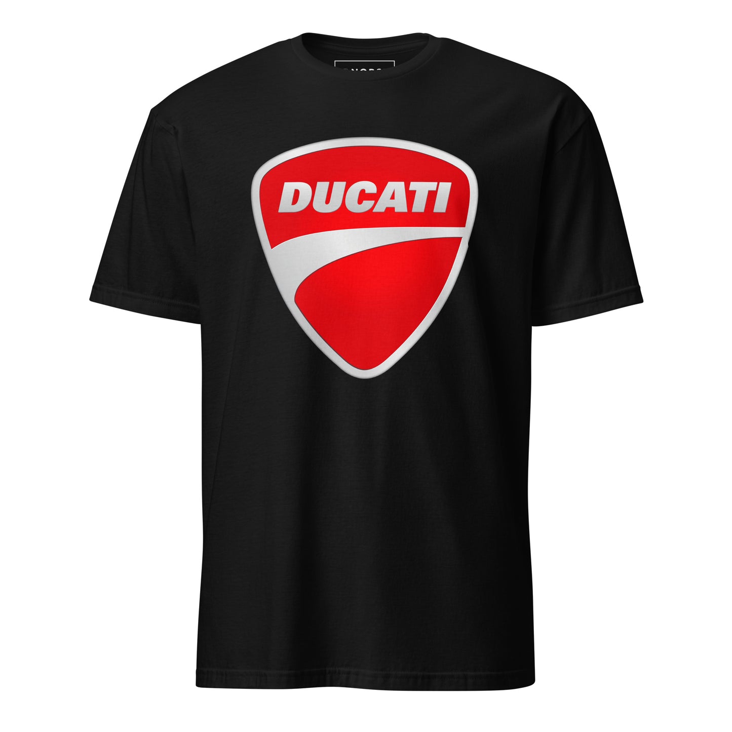 Μαύρο Ανδρικό T-shirt - Ducati Logo Ασημί