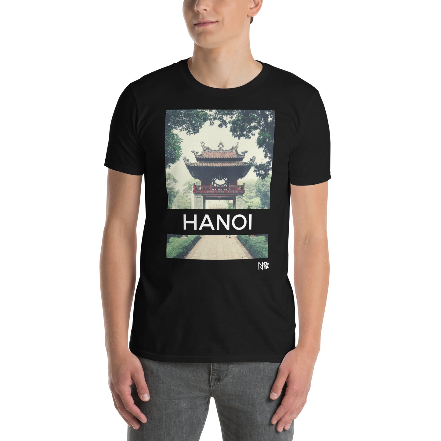 Μαύρο Ανδρικό T-shirt - Ανόι Βουδιστικός Ναός