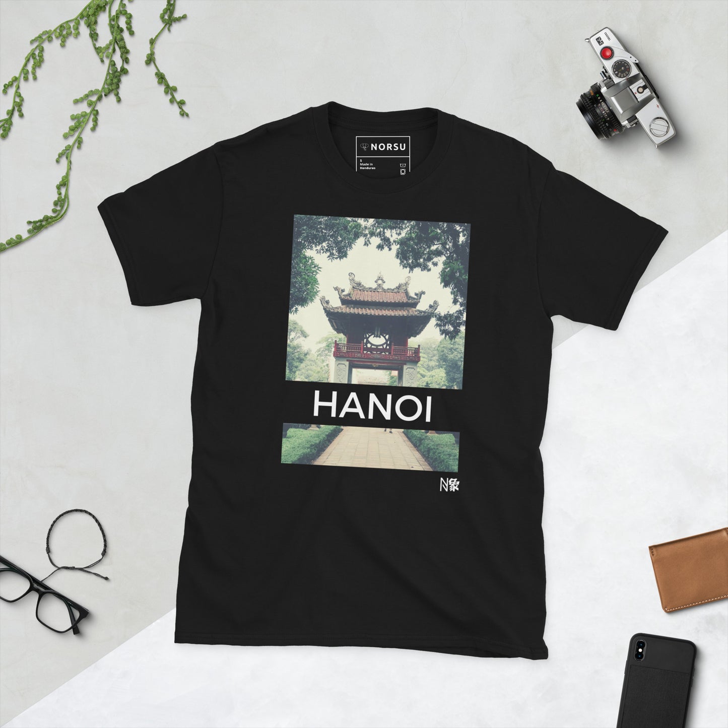 Μαύρο Ανδρικό T-shirt - Ανόι Βουδιστικός Ναός