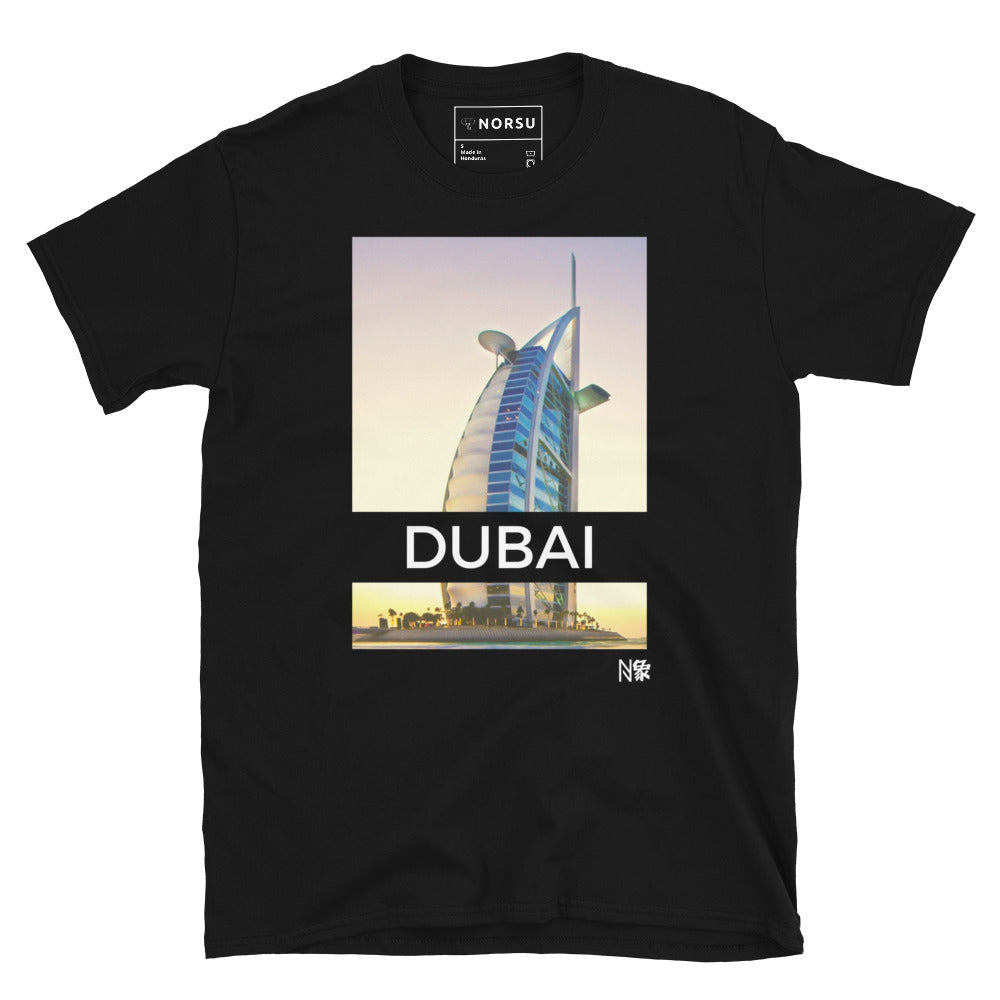 Μαύρο Ανδρικό T-shirt - Ντουμπάι Burj Al Arab