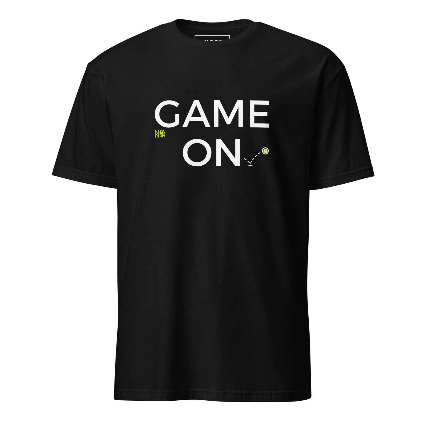 Μαύρο Ανδρικό T-shirt - Τένις Game On