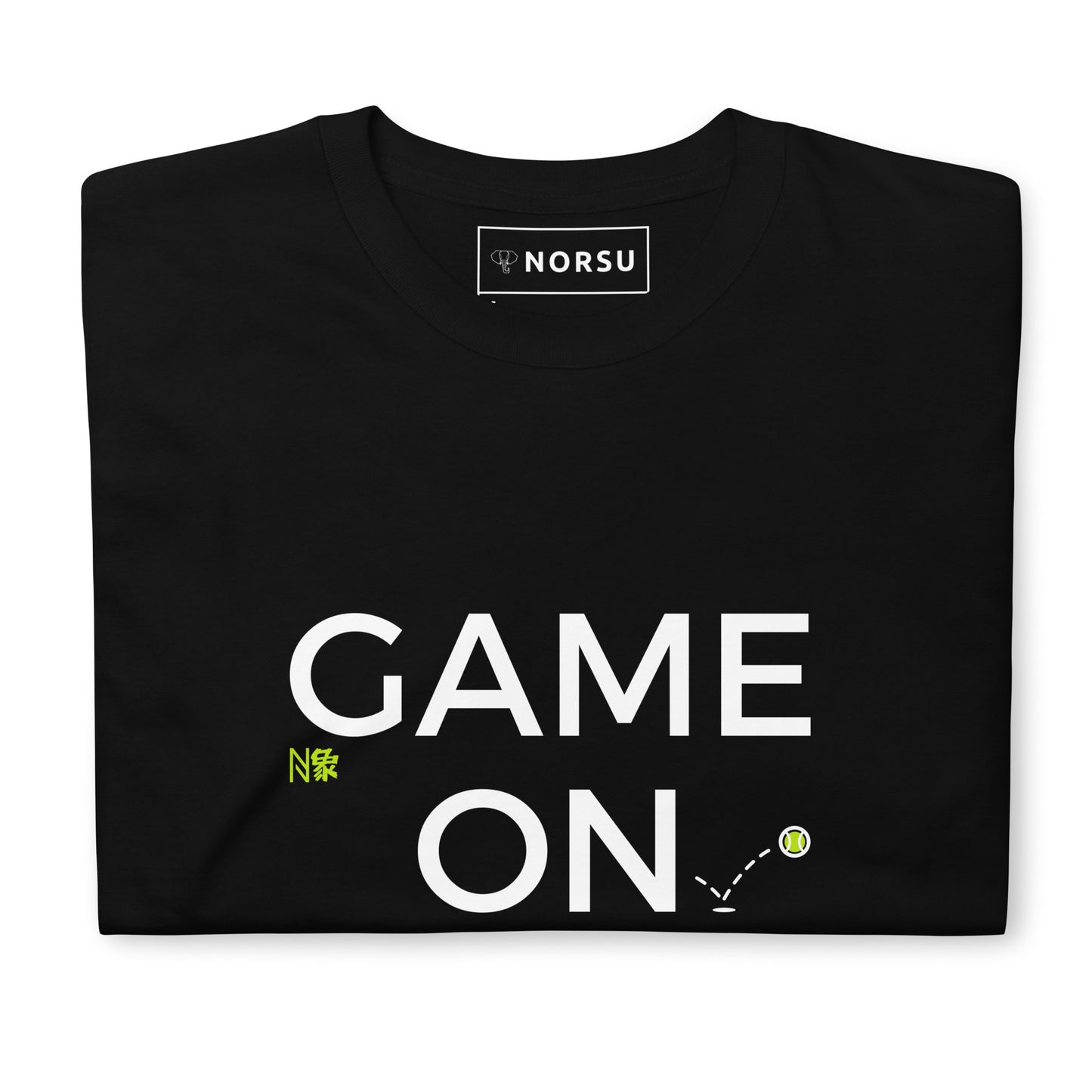 Μαύρο Ανδρικό T-shirt - Τένις Game On