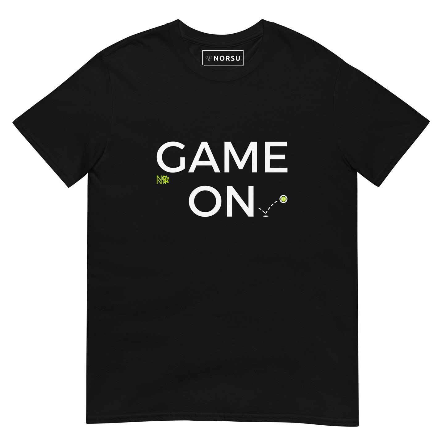 Μαύρο Ανδρικό T-shirt - Τένις Game On