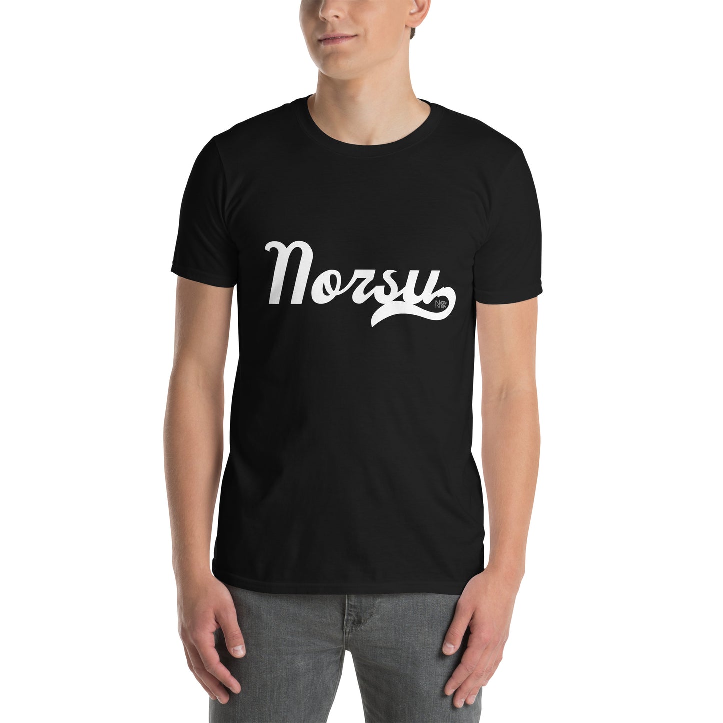 Μαύρο Ανδρικό T-shirt - Norsu Καλλιγραφικό