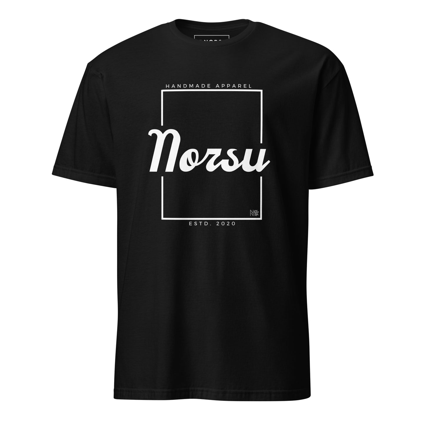 Μαύρο Ανδρικό T-shirt - Norsu Λευκό Πλαίσιο