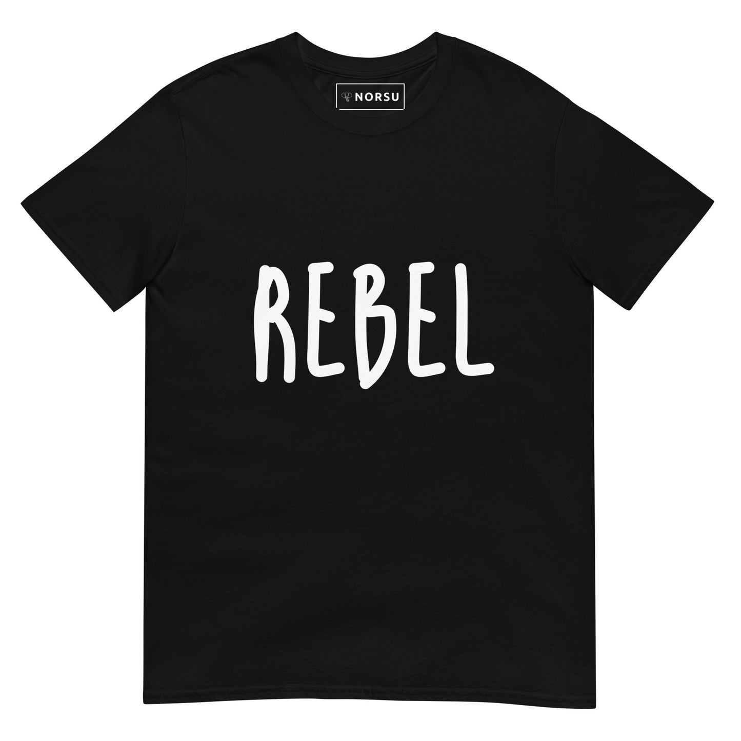Μαύρο Ανδρικό T-shirt - Rebel