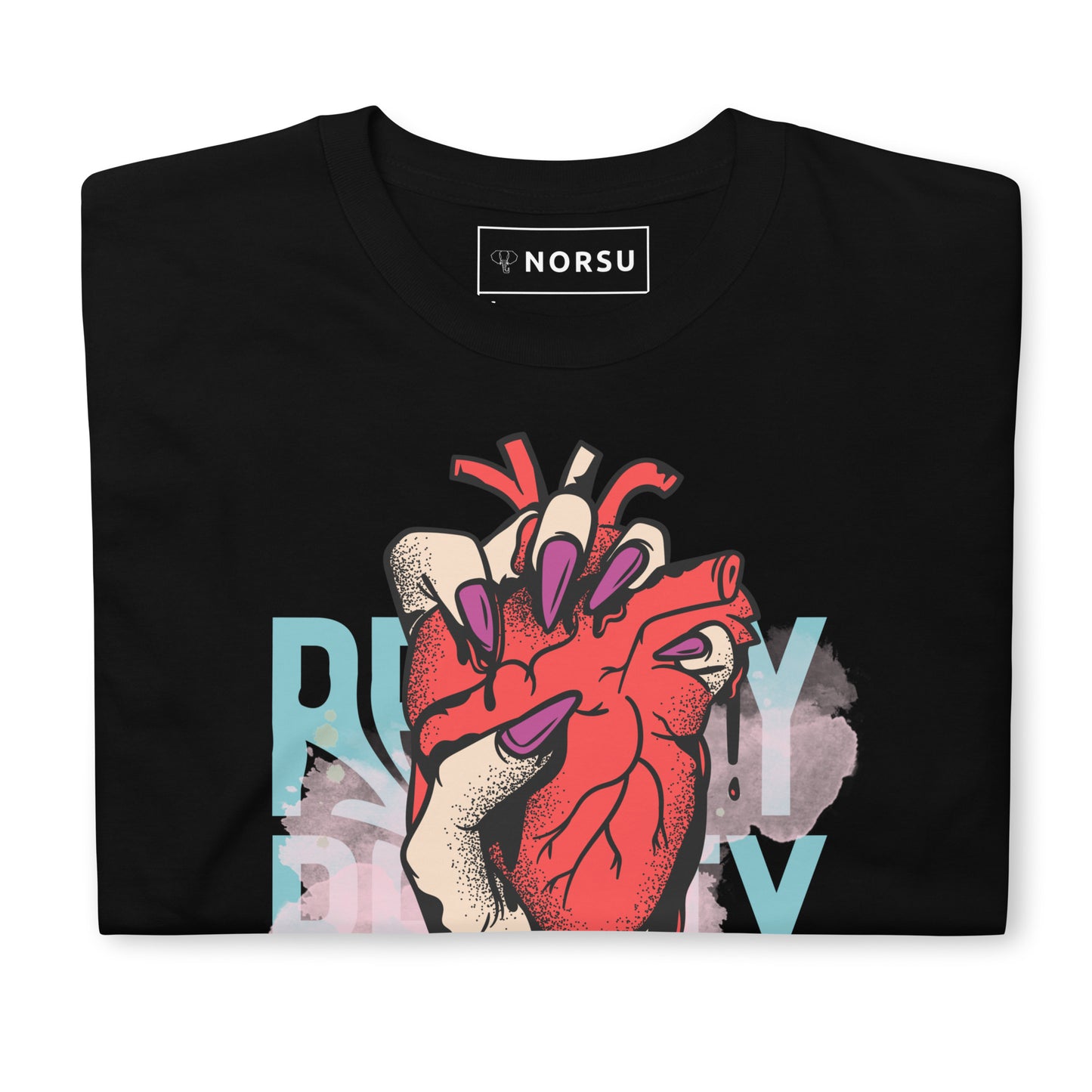 Μαύρο Ανδρικό T-shirt - Reality Heart