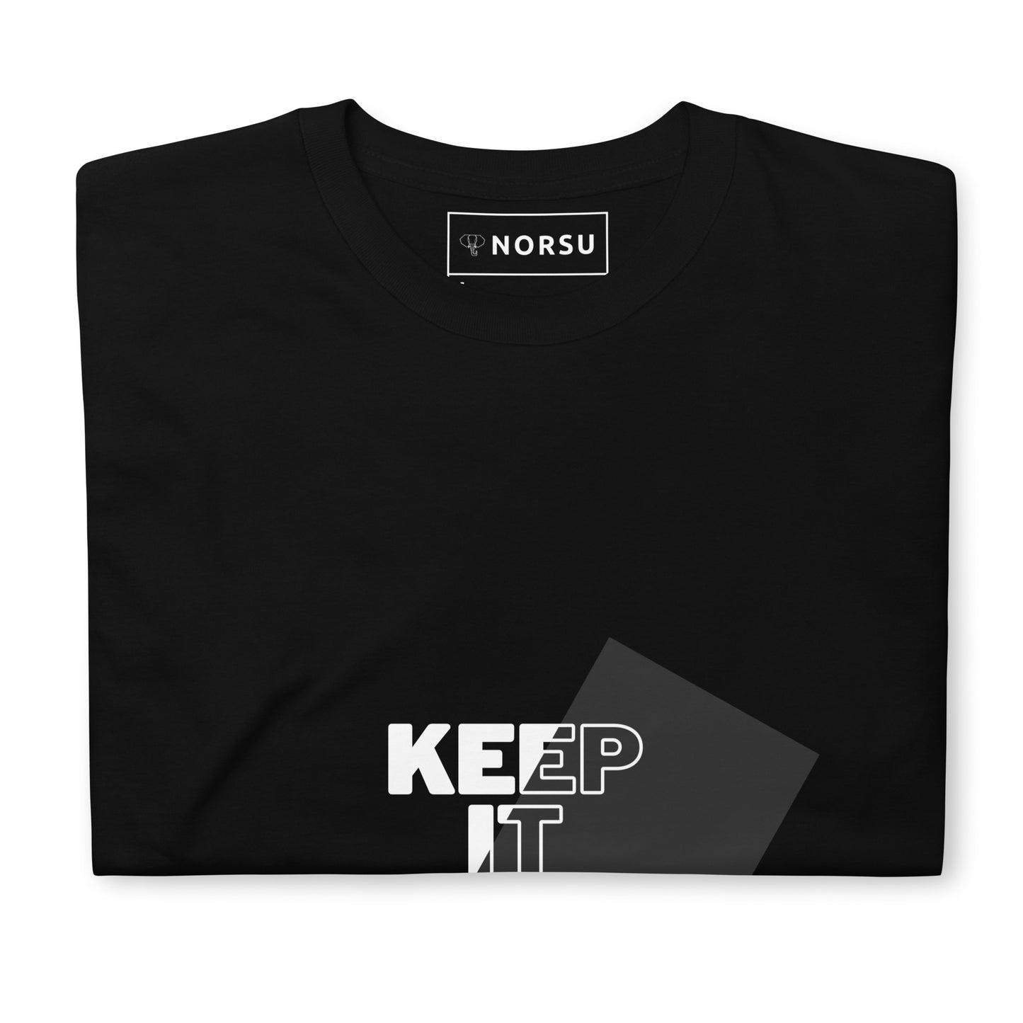 Μαύρο Ανδρικό T-shirt - Keep it simple