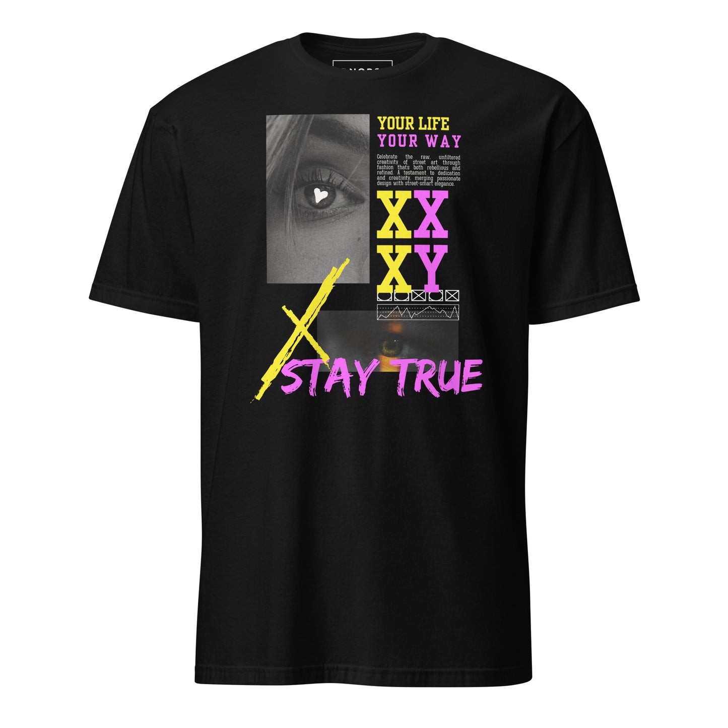 Μαύρο Ανδρικό T-shirt - Your Life, Your Way