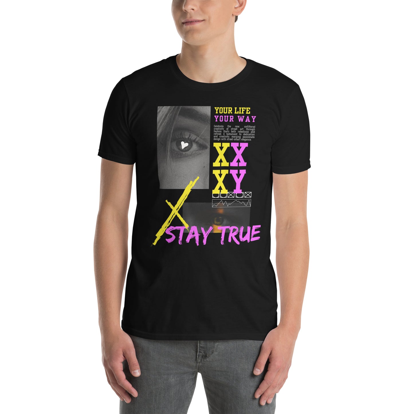 Μαύρο Ανδρικό T-shirt - Your Life, Your Way