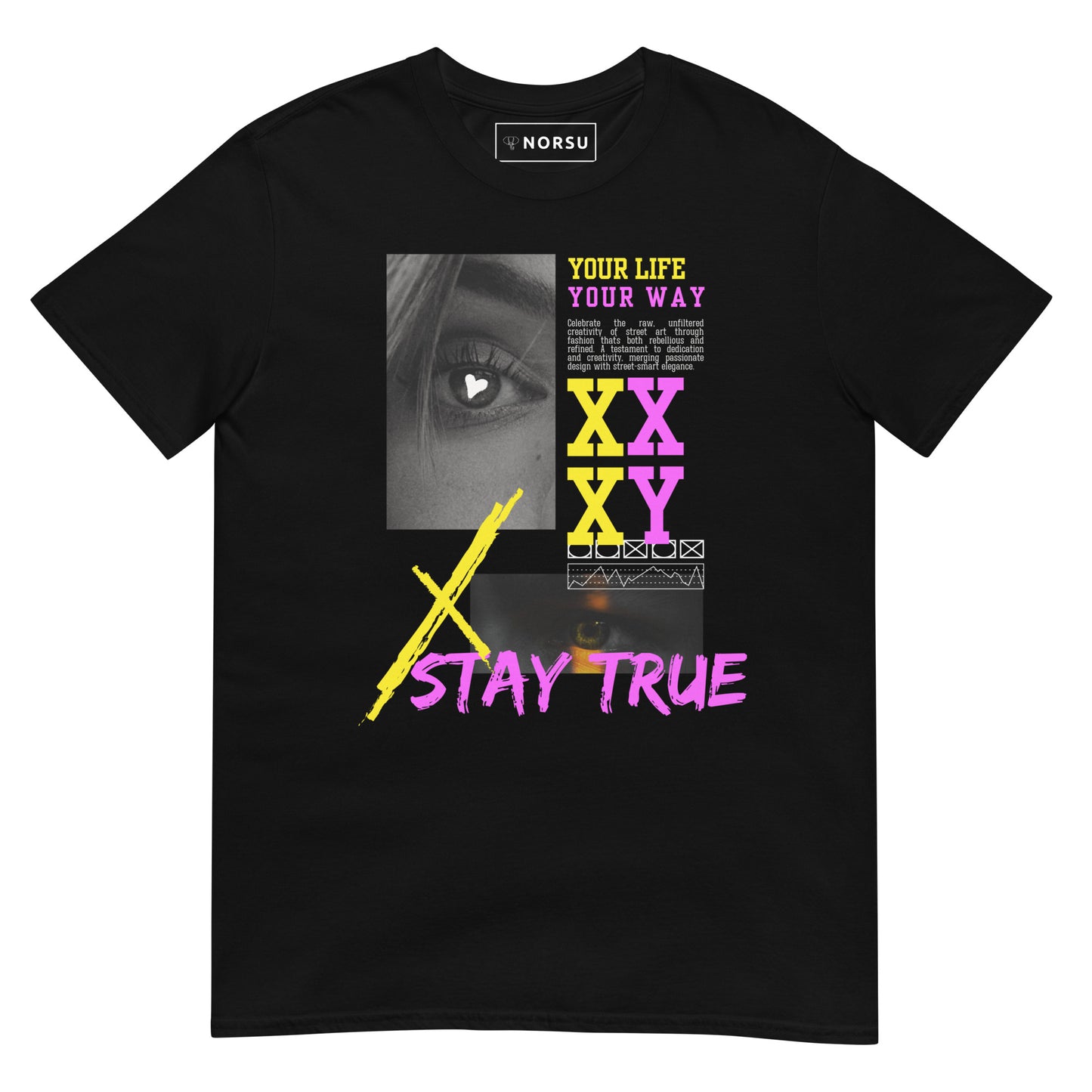 Μαύρο Ανδρικό T-shirt - Your Life, Your Way