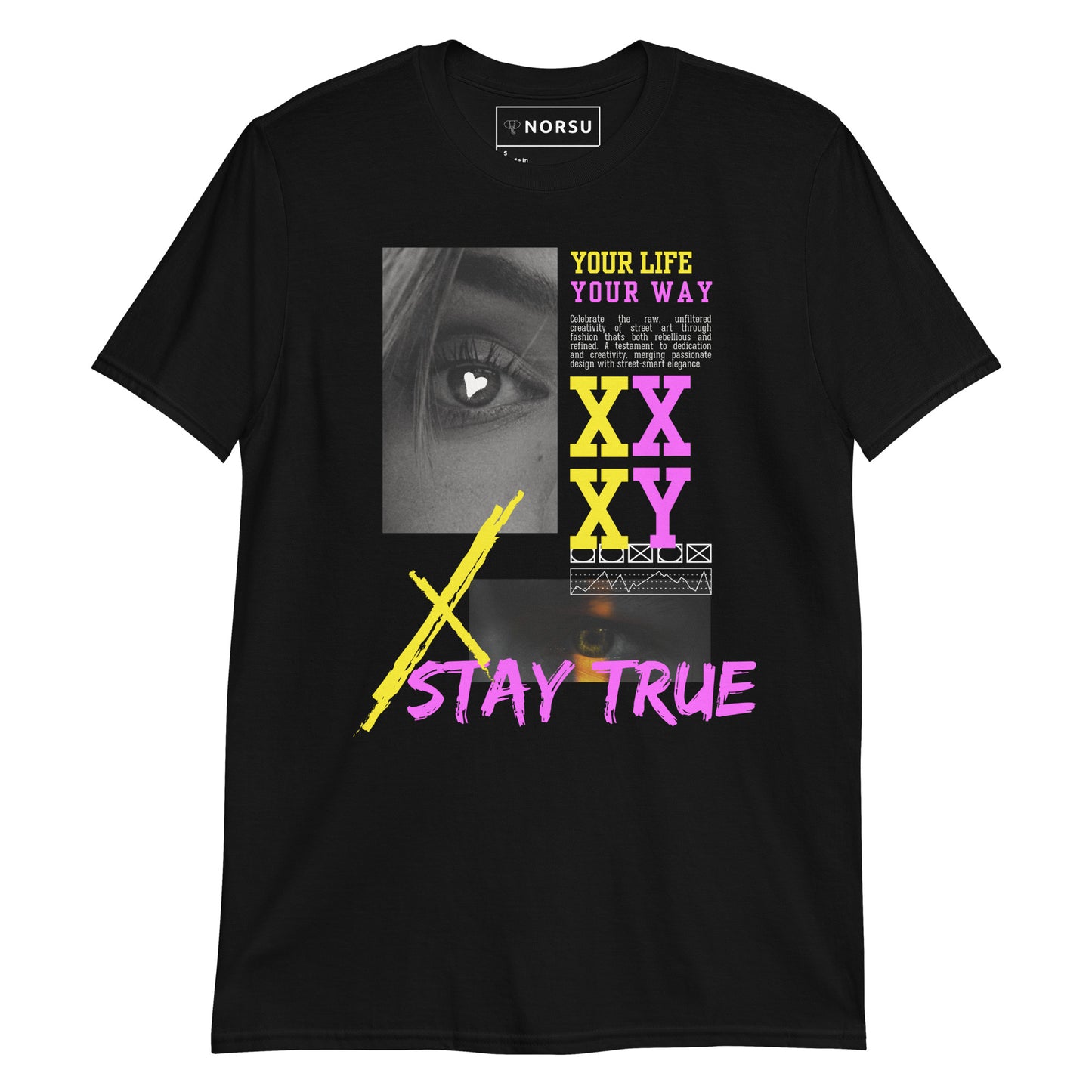 Μαύρο Ανδρικό T-shirt - Your Life, Your Way