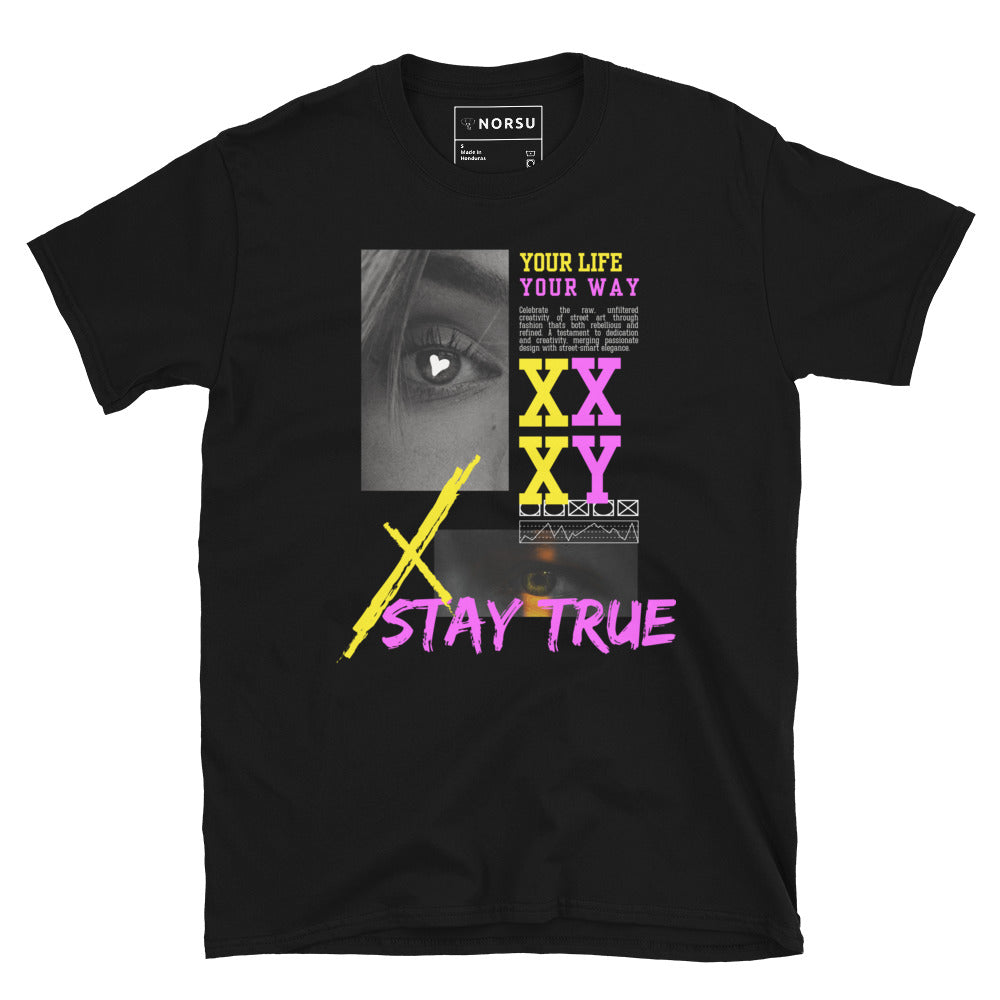 Μαύρο Ανδρικό T-shirt - Your Life, Your Way