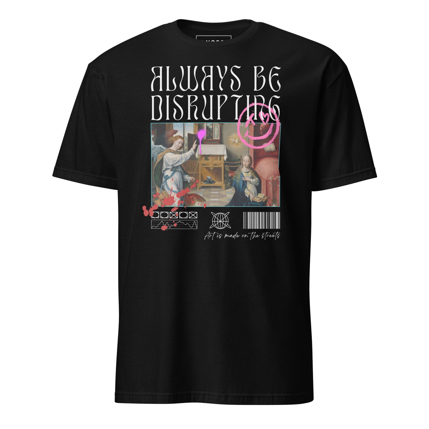 Μαύρο Ανδρικό T-shirt - Always Be Disrupting