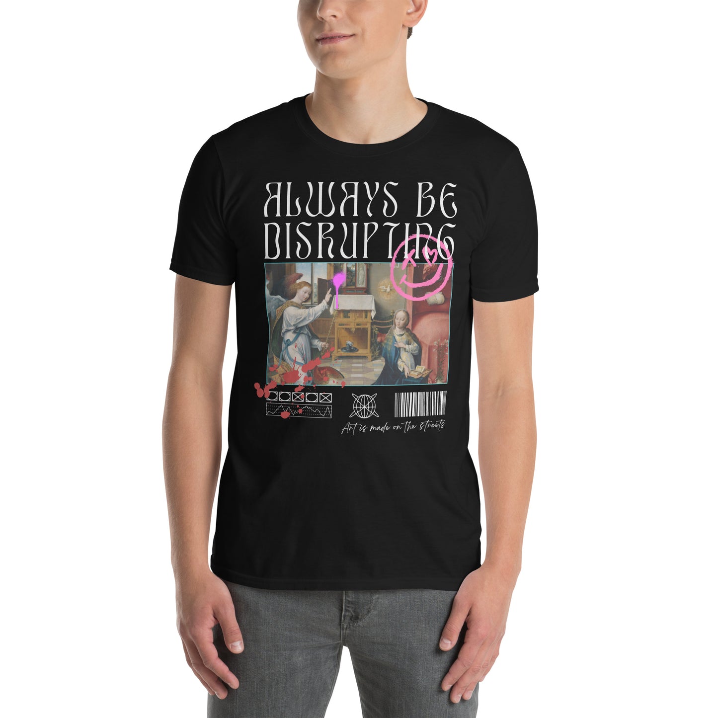 Μαύρο Ανδρικό T-shirt - Always Be Disrupting