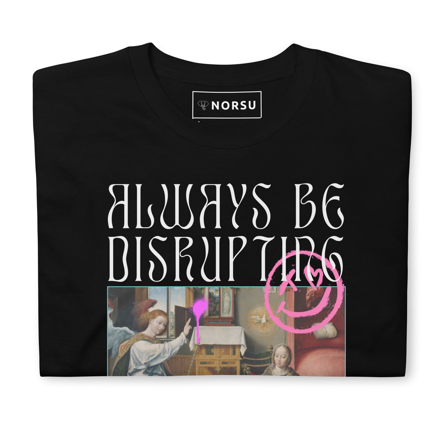 Μαύρο Ανδρικό T-shirt - Always Be Disrupting