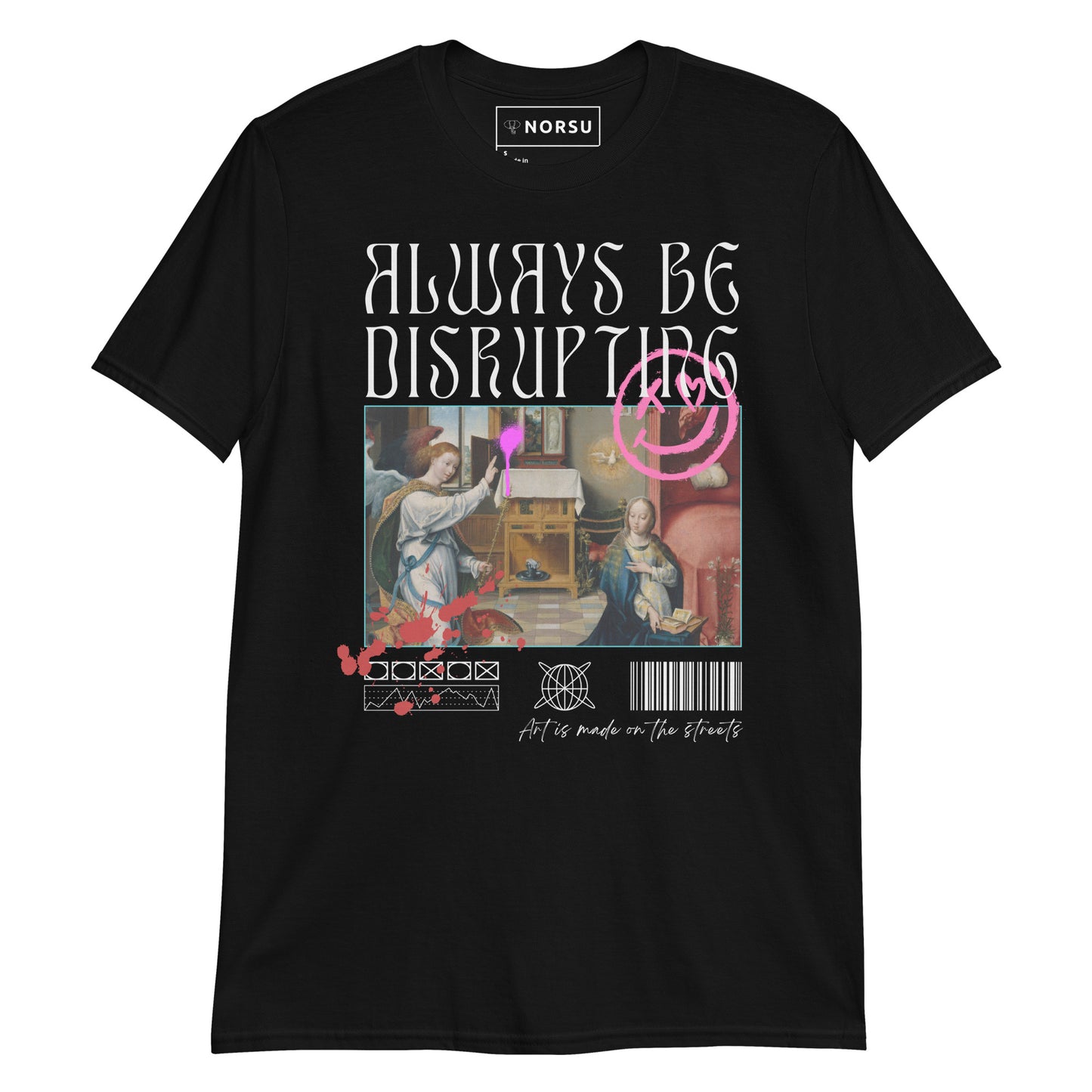 Μαύρο Ανδρικό T-shirt - Always Be Disrupting