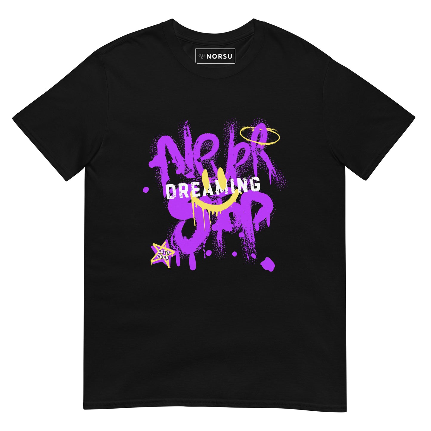 Μαύρο Ανδρικό T-shirt - Never Stop Dreaming