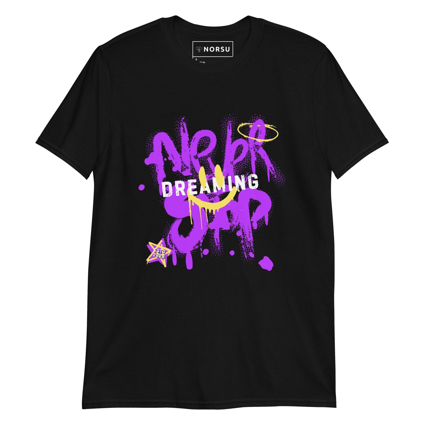 Μαύρο Ανδρικό T-shirt - Never Stop Dreaming