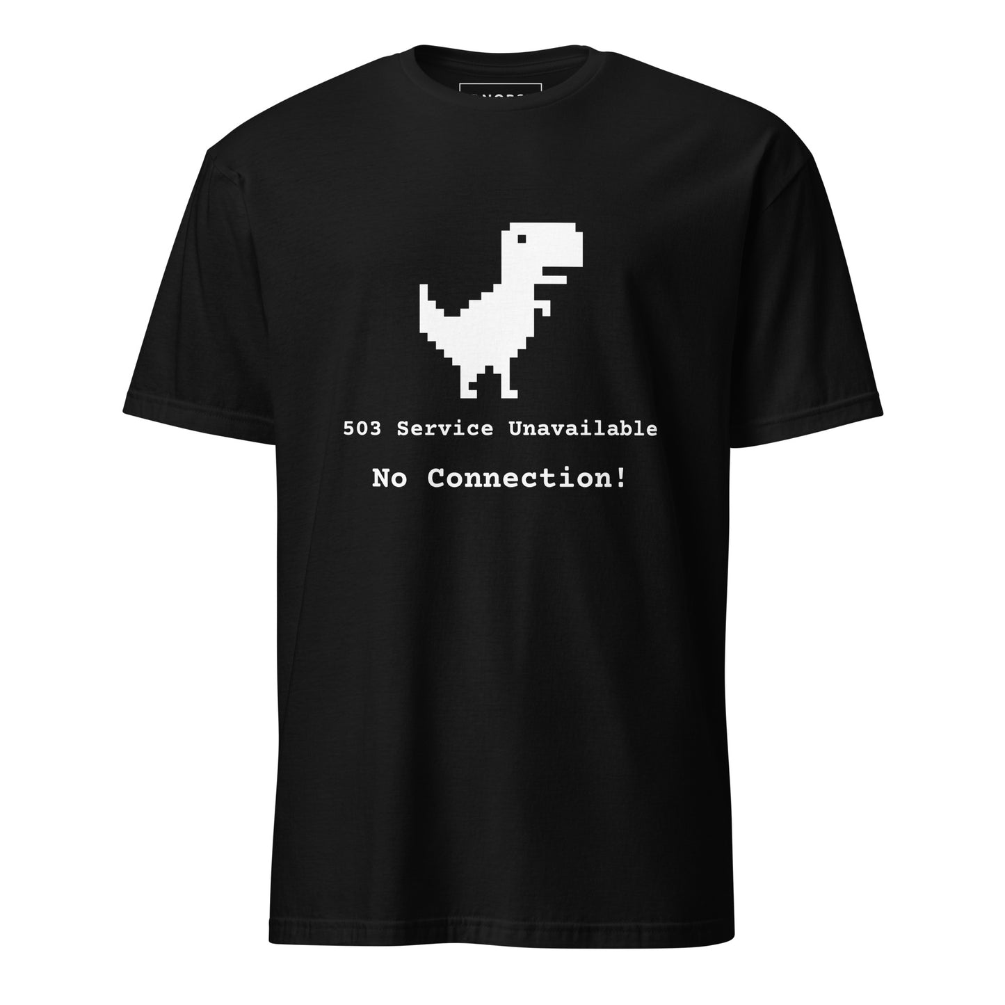 Μαύρο Ανδρικό T-shirt - Server Error 503, No Connection