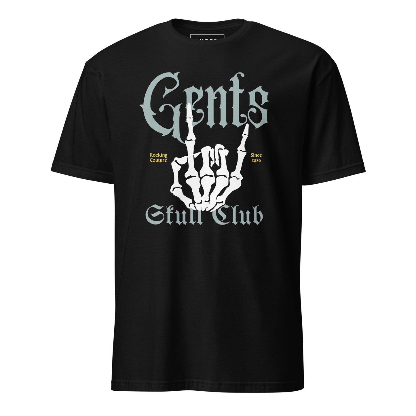 Λευκό Ανδρικό T-shirt - Gents Skull Club Πράσινο