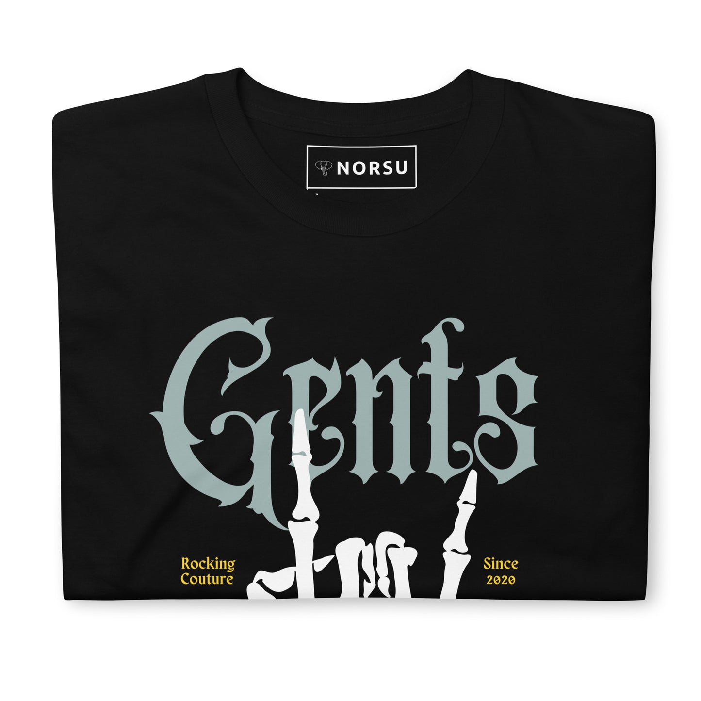 Λευκό Ανδρικό T-shirt - Gents Skull Club Πράσινο