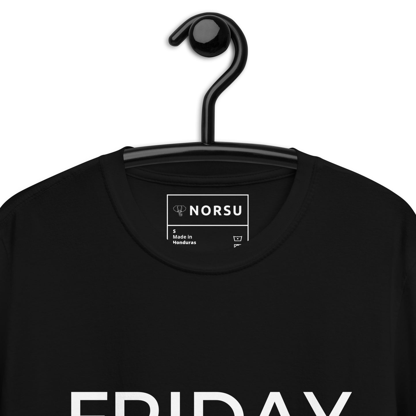 Μαύρο Ανδρικό T-shirt - Friday is my second favourite F-Word