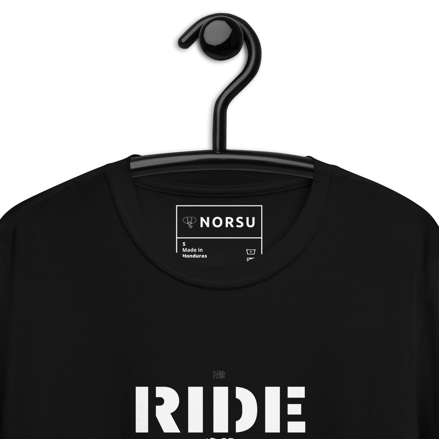Μαύρο Ανδρικό T-shirt - Κράνος Μηχανής Ride or Die