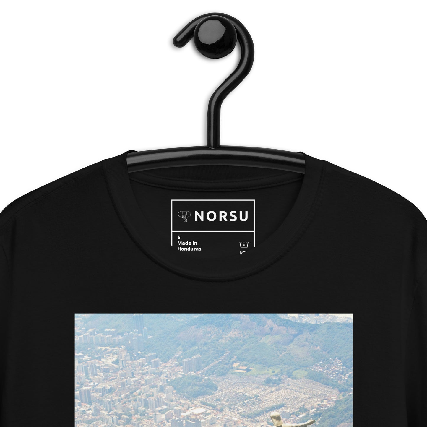 Black Men's T-shirt - Rio De Janeiro Christ the Redeemer Statue