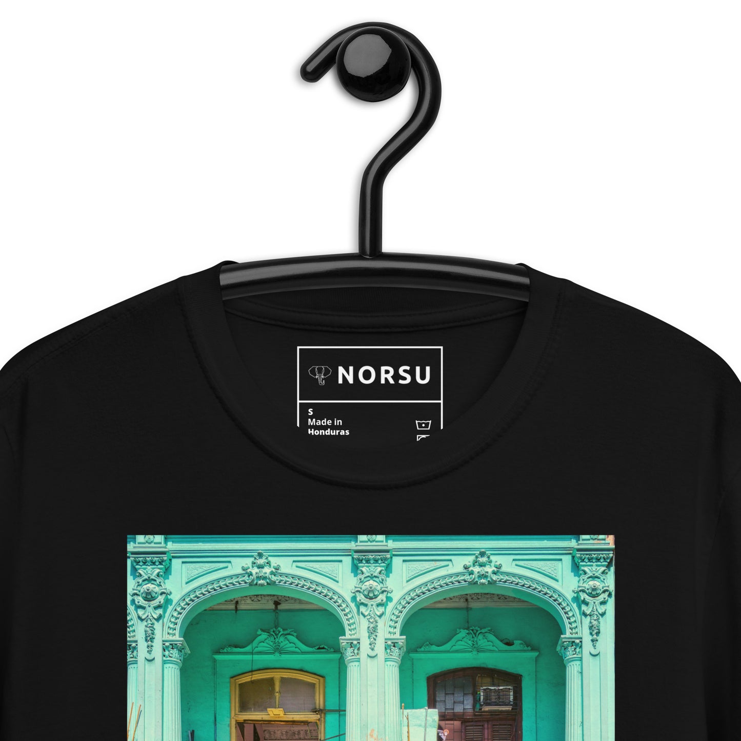 Μαύρο Ανδρικό T-shirt - Αβάνα Κούβα Αμάξι Αντίκα