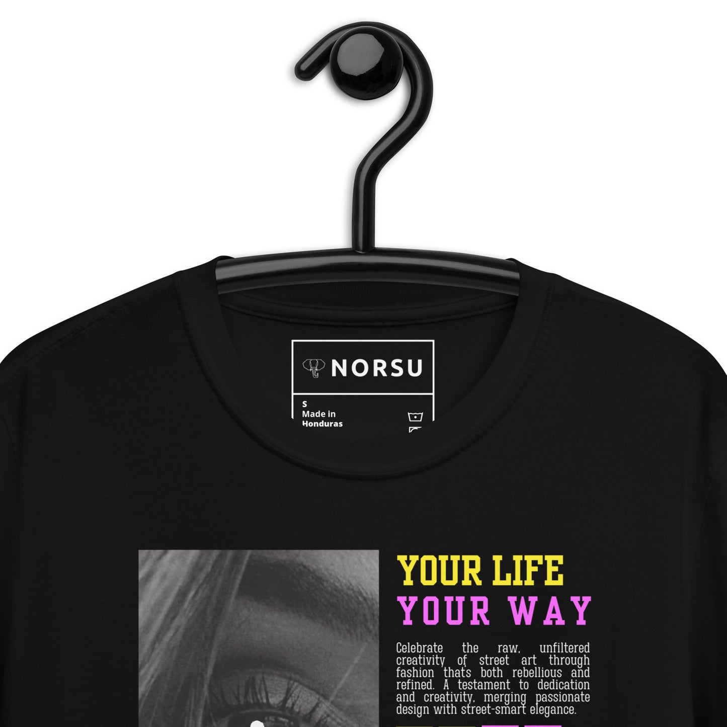 Μαύρο Ανδρικό T-shirt - Your Life, Your Way