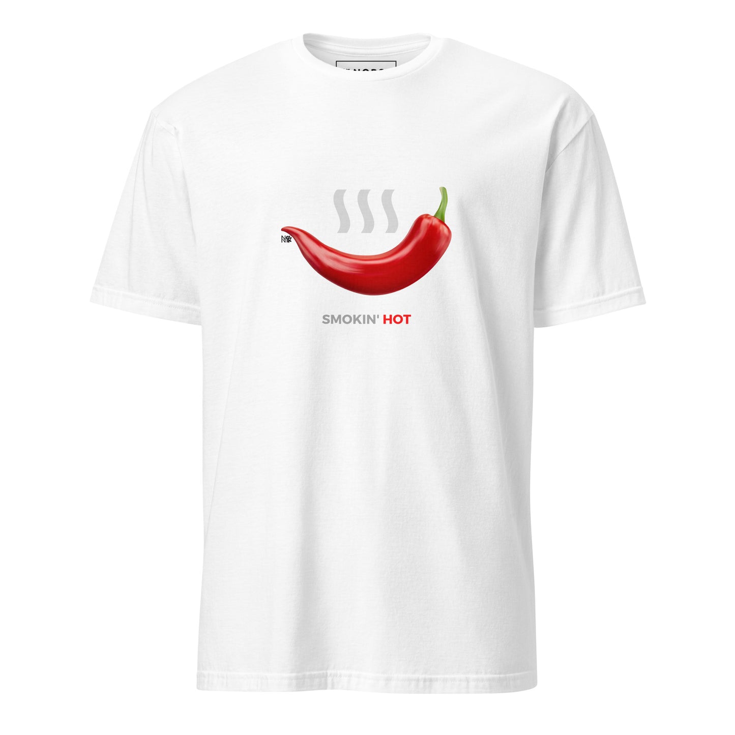 Camiseta blanca para hombre - Smoking Hot