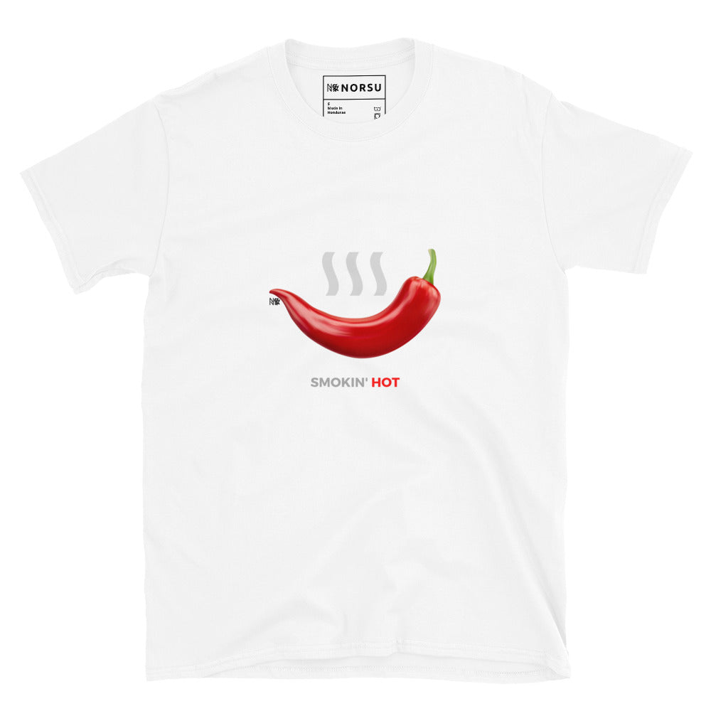 Camiseta blanca para hombre - Smoking Hot