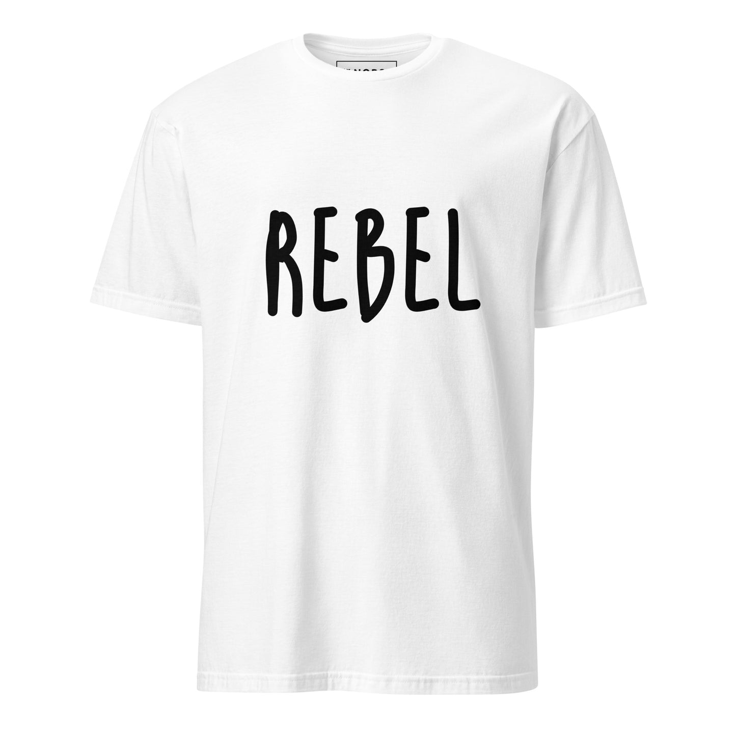 Camiseta blanca de hombre - Rebel
