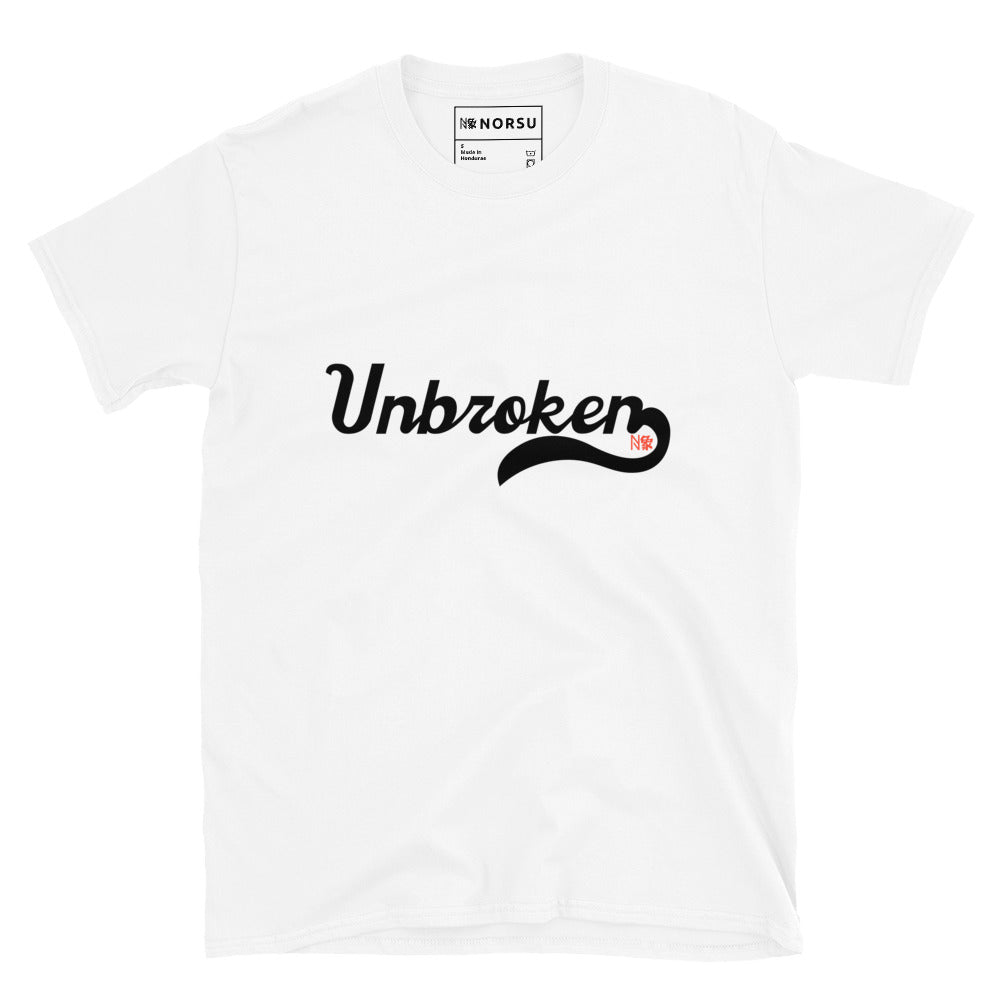 Λευκό Ανδρικό T-shirt - Unbroken