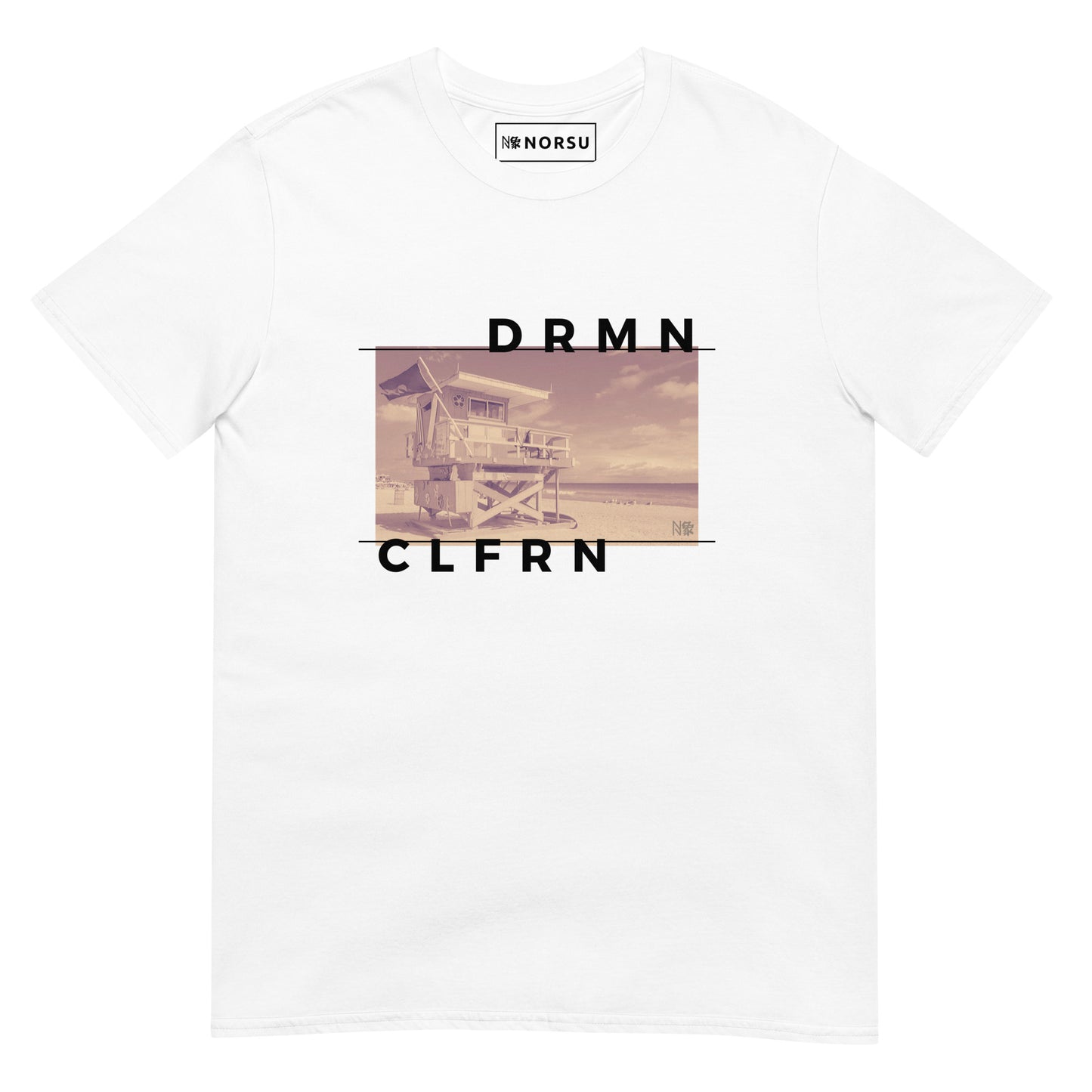 Λευκό Ανδρικό T-shirt - Dreamy Californication