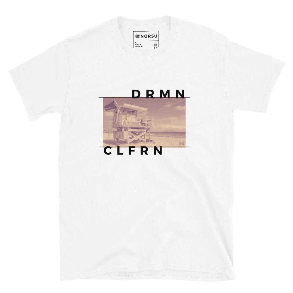 Λευκό Ανδρικό T-shirt - Dreamy Californication