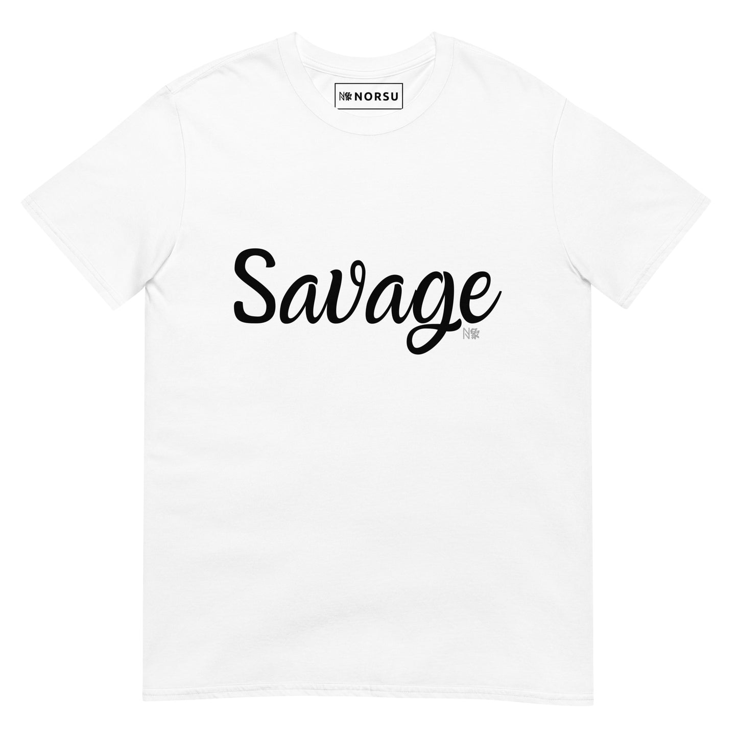 Λευκό Ανδρικό T-shirt - Savage