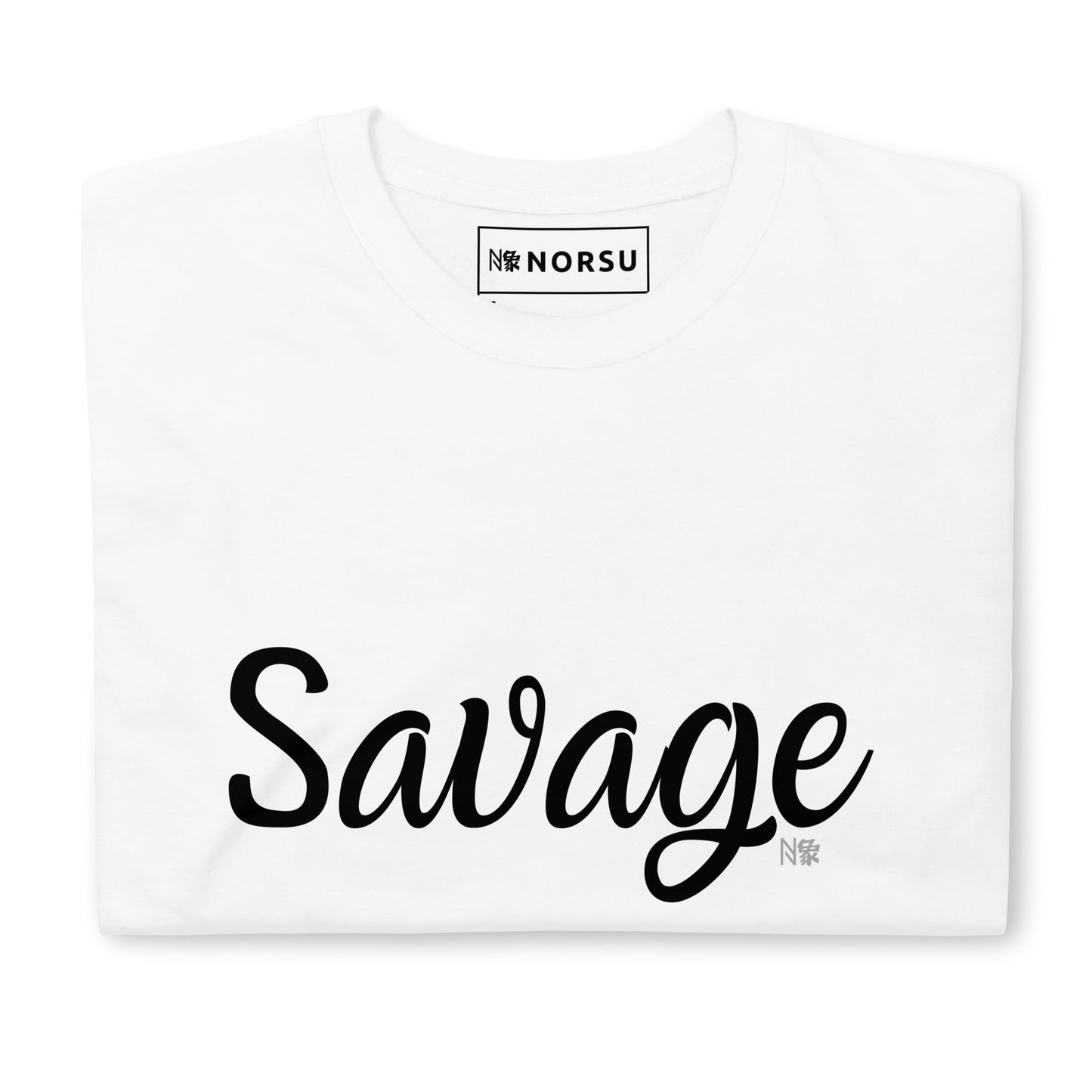 Λευκό Ανδρικό T-shirt - Savage