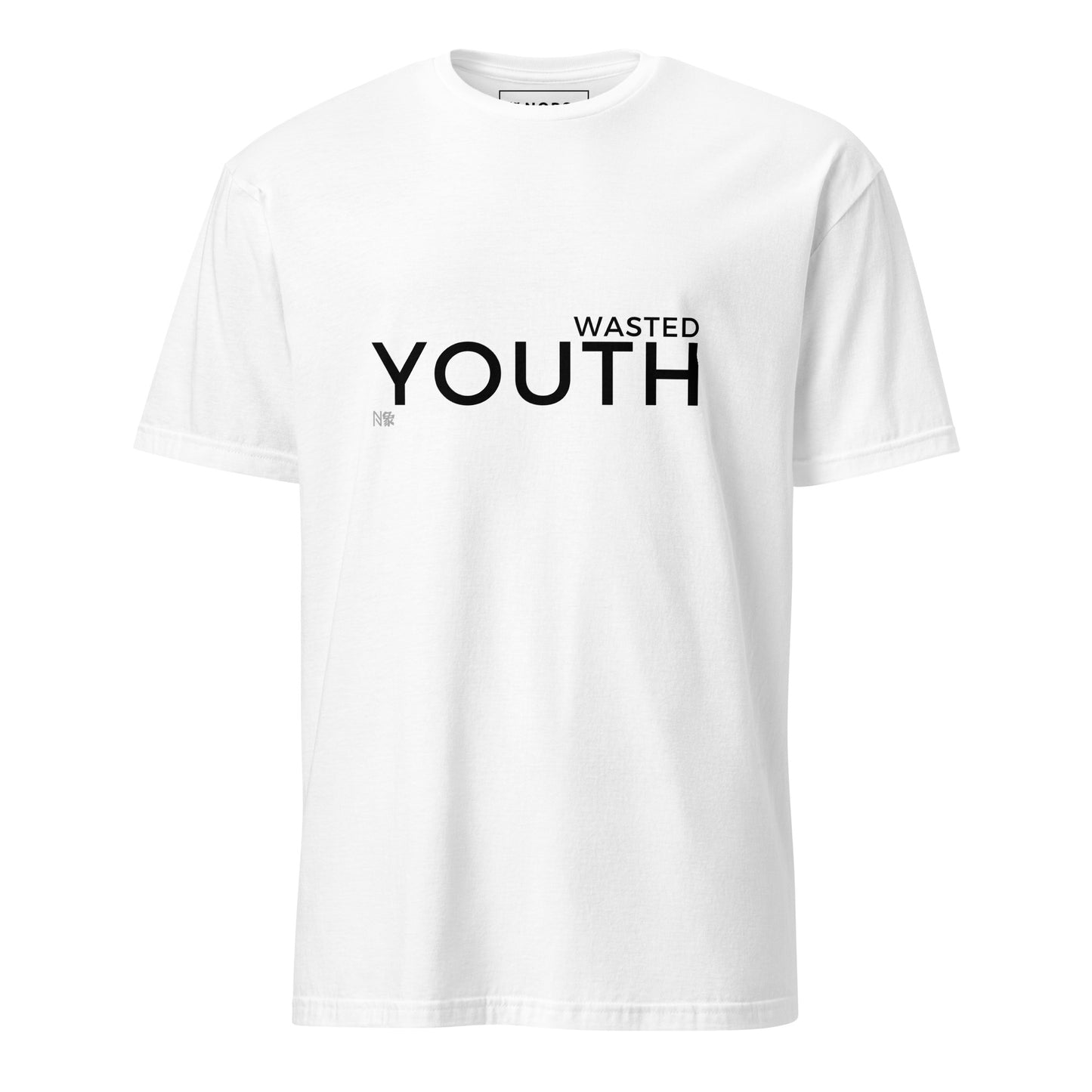 Λευκό Ανδρικό T-shirt - Wasted Youth